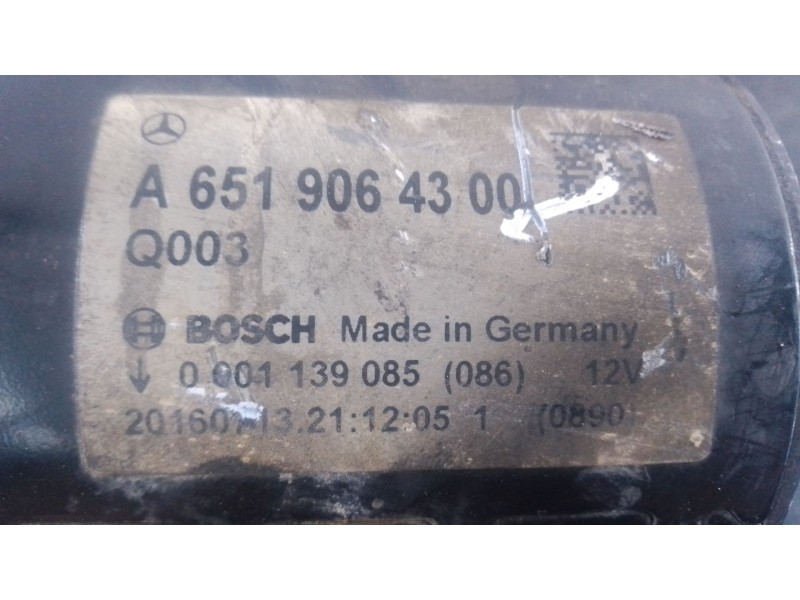 Recambio de motor arranque para mercedes-benz vito tourer (w447) 114 cdi / 114 bluetec (447.701, 447.703, 447.705) referencia OE