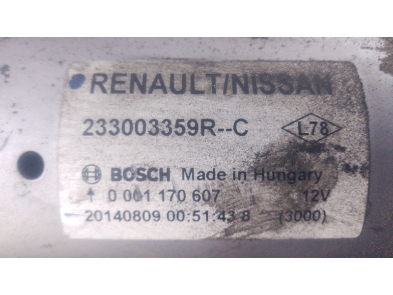 Recambio de motor arranque para nissan x-trail iii (t32_, t32r, t32rr) 1.6 dci (t32) referencia OEM IAM   