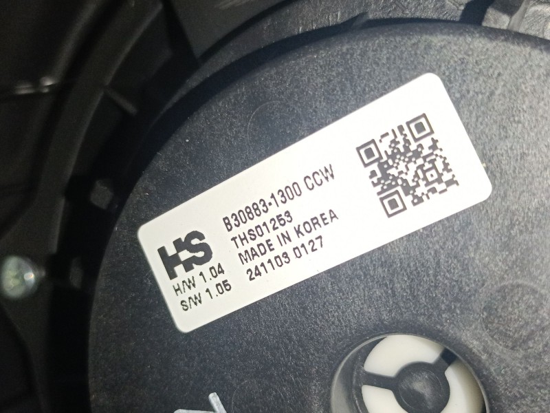 Recambio de ventilador calefaccion para hyundai inster referencia OEM IAM   