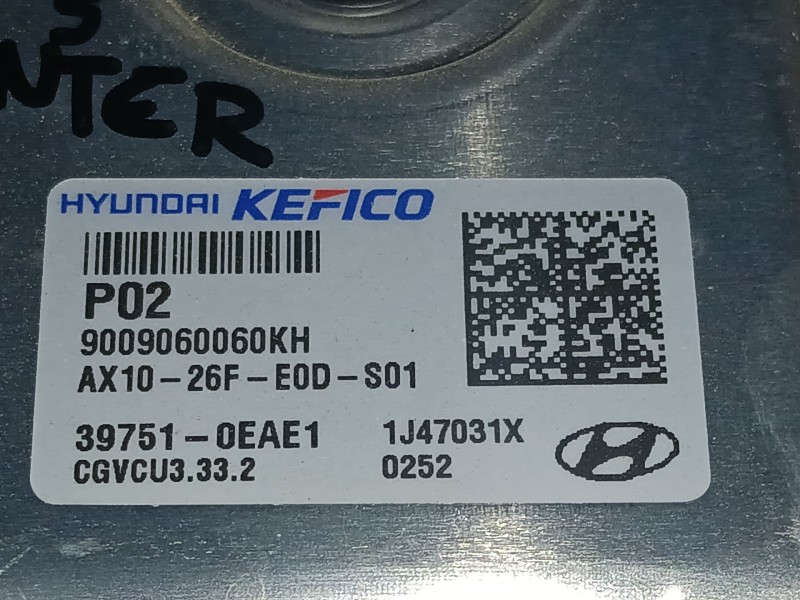 Recambio de centralita motor uce para hyundai inster referencia OEM IAM   
