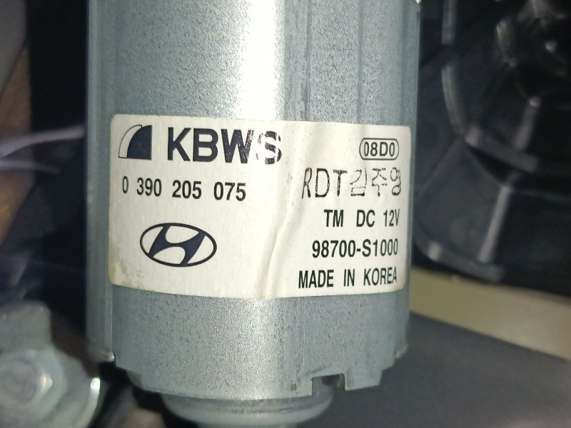 Recambio de motor limpia trasero para hyundai santa fe iv (tm, tma) 2.2 crdi htrac referencia OEM IAM 98700S1000 0390205075 