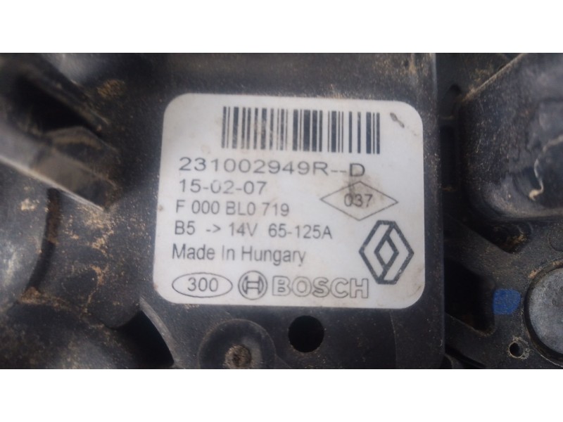 Recambio de alternador para dacia dokker monospace (ke_) 1.5 dci (keaj, keah) referencia OEM IAM   