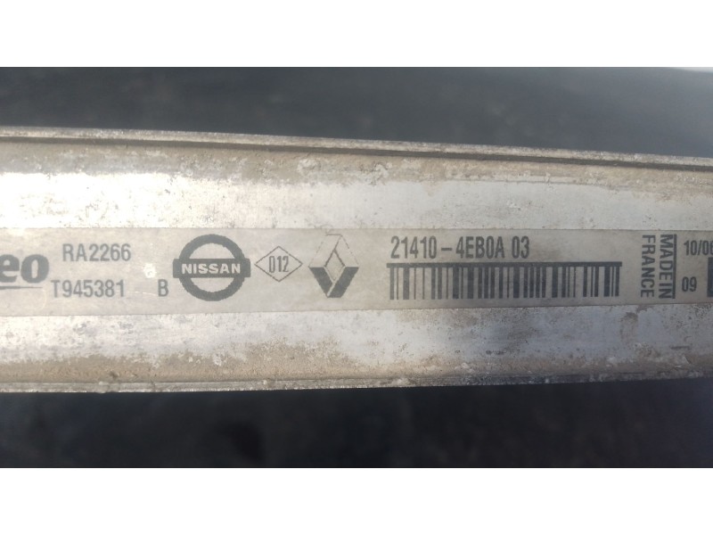 Recambio de radiador agua para nissan qashqai ii (j11, j11_) 1.3 dig-t referencia OEM IAM   