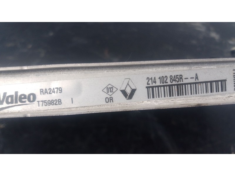 Recambio de radiador agua para renault megane iv sedán 1.5 blue dci 115 (lva6) referencia OEM IAM   