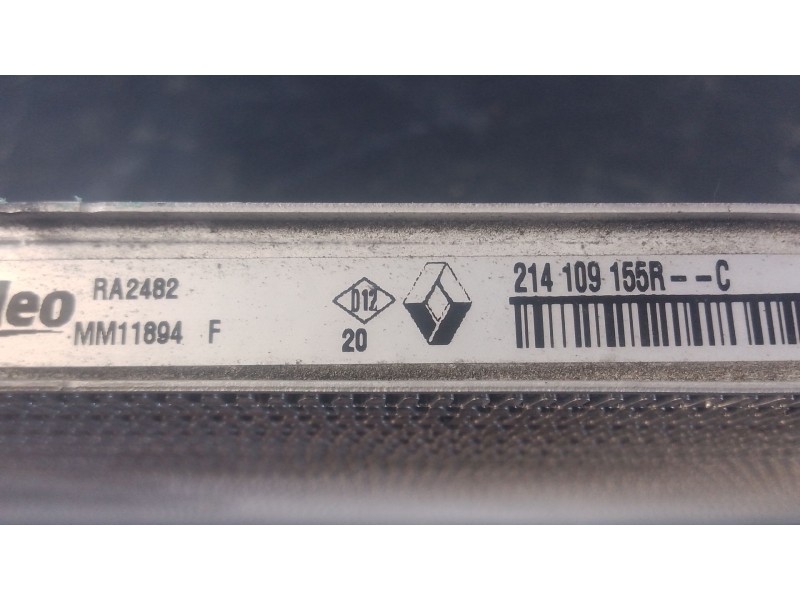 Recambio de radiador agua para renault megane iv sedán 1.5 blue dci 115 (lva6) referencia OEM IAM   