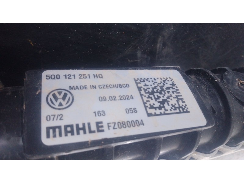 Recambio de radiador agua para volkswagen tiguan (ad1, ax1) 2.0 tdi referencia OEM IAM   