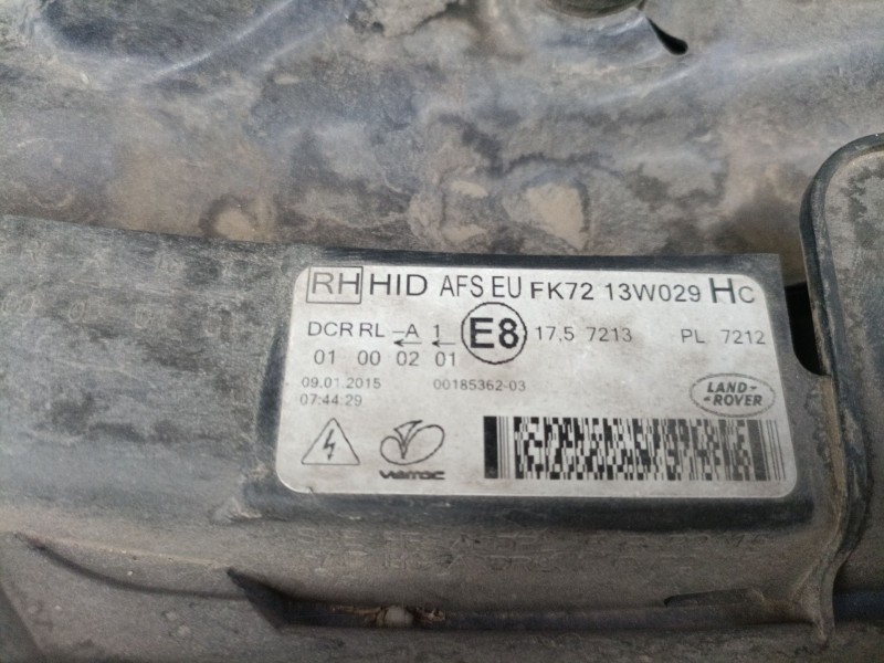 Recambio de faro derecho xenon para land rover discovery sport (l550) 2.2 d 4x4 referencia OEM IAM FK7213W029  