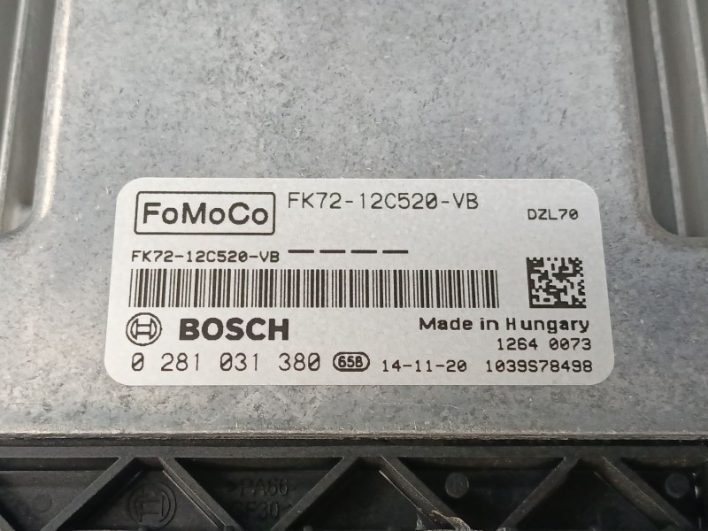 Recambio de centralita motor uce para land rover discovery sport (l550) 2.2 d 4x4 referencia OEM IAM FK7212C520VB 0281031380 