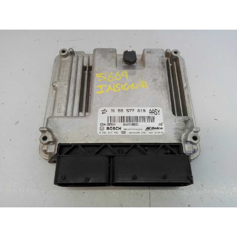 Recambio de centralita motor uce para opel insignia berlina edition referencia OEM IAM 55577619 0281017453 