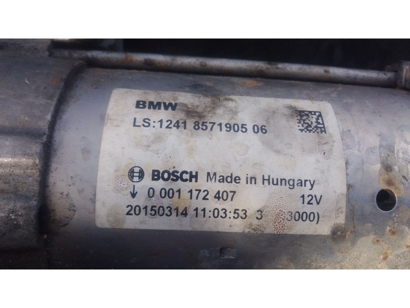 Recambio de motor arranque para bmw 3 (f30, f80) 318 d referencia OEM IAM   
