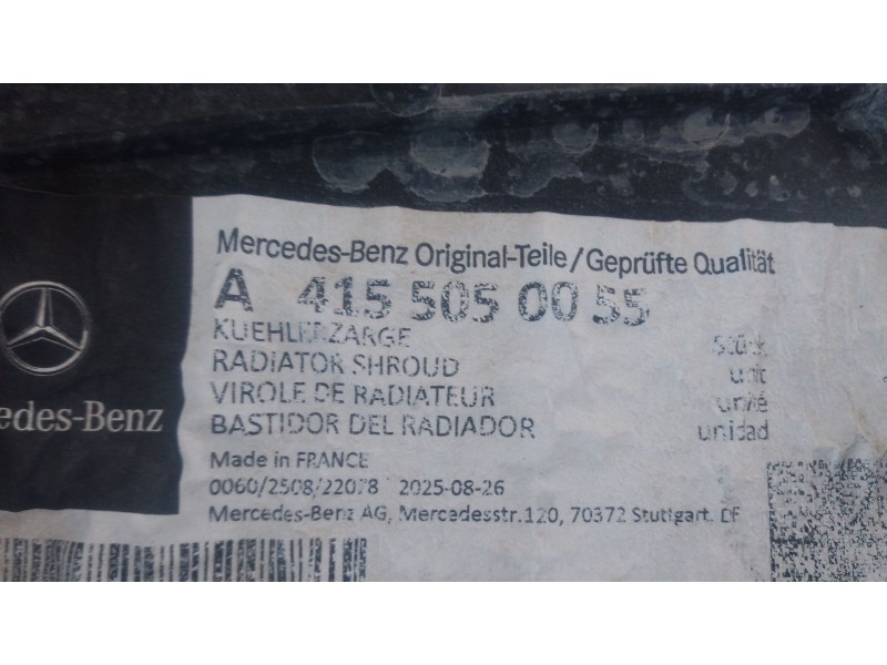 Recambio de electroventilador para mercedes-benz citan furgoneta/monovolumen (w415) 109 cdi (415.601, 415.603, 415.605) referenc