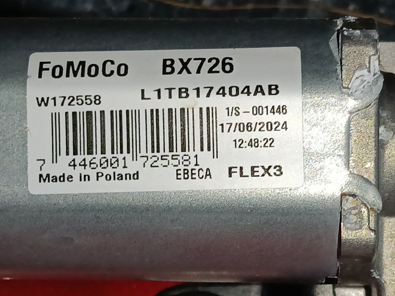 Recambio de motor limpia trasero para ford puma (j2k, cf7) 1.0 ecoboost mhev referencia OEM IAM L1TB17404AB  