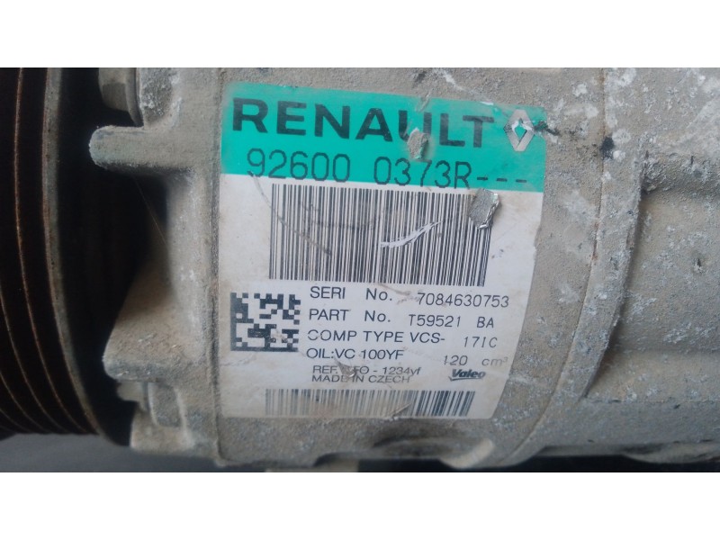 Recambio de compresor aire acondicionado para renault trafic iii autobús (jg_) 1.6 dci 95 (jgmr, jgmj) referencia OEM IAM   