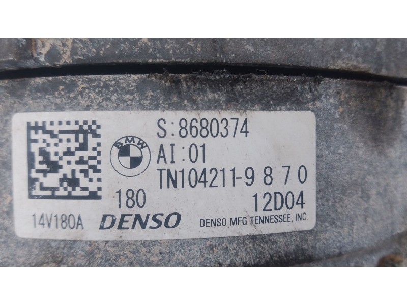 Recambio de alternador para bmw 1 (f40) 116 d referencia OEM IAM   