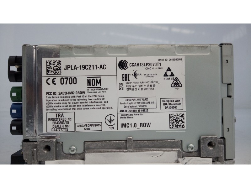 Recambio de modulo electronico para land rover range rover velar referencia OEM IAM JPLA19C211AC 7513350255 E3-B3-9-4