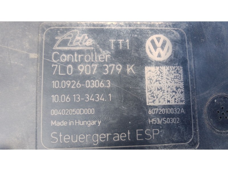Recambio de abs para volkswagen touareg (7la, 7l6, 7l7) 3.0 v6 tdi referencia OEM IAM 7L0614517  P3-B9-4-1
