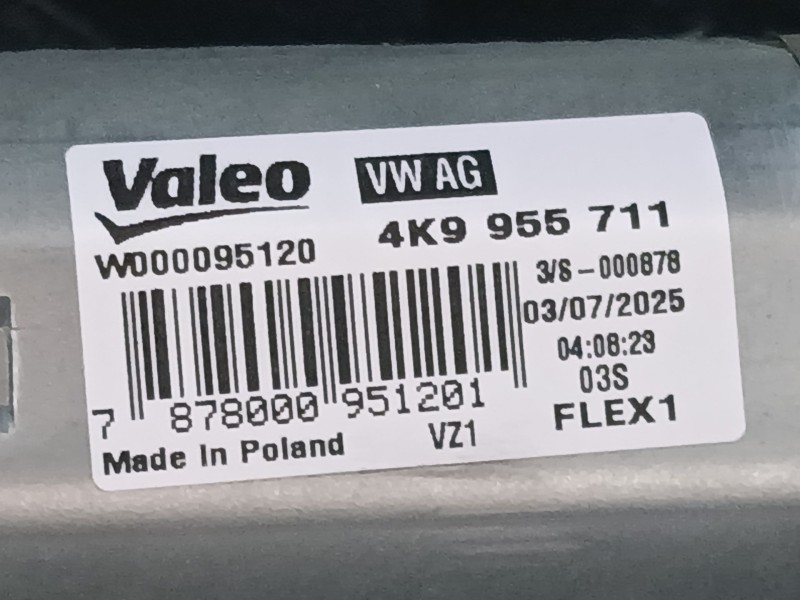 Recambio de motor limpia trasero para audi q8 (4mn, 4mt) 55 tfsi mild hybrid quattro referencia OEM IAM 4K9955711  