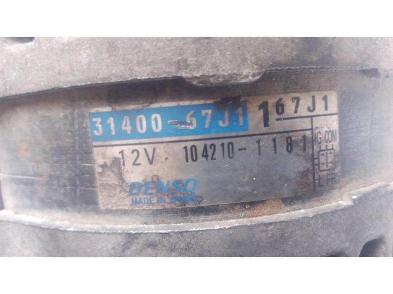 Recambio de alternador para suzuki grand vitara ii (jt, te, td) 1.9 ddis a las 4 ruedas (jt419, td44, jb419wd, jb419xd) referenc