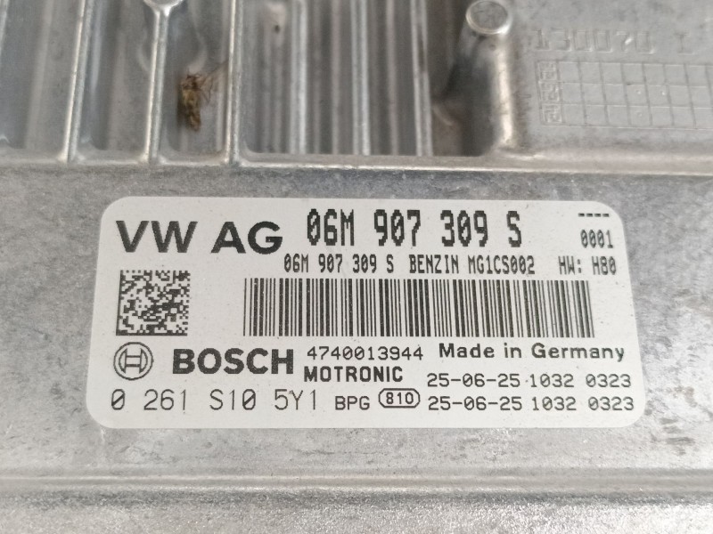 Recambio de centralita motor uce para audi q8 (4mn, 4mt) 55 tfsi mild hybrid quattro referencia OEM IAM 06M907309S 0261S105Y1 