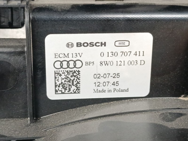 Recambio de electroventilador para audi q8 (4mn, 4mt) 55 tfsi mild hybrid quattro referencia OEM IAM 8W0121003D  