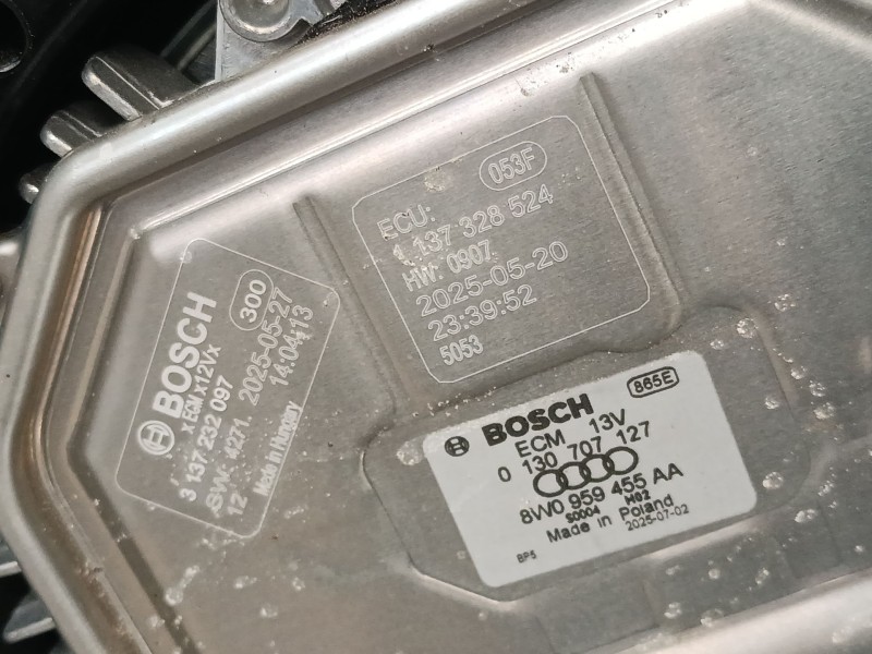 Recambio de electroventilador para audi q8 (4mn, 4mt) 55 tfsi mild hybrid quattro referencia OEM IAM 8W0121003D  
