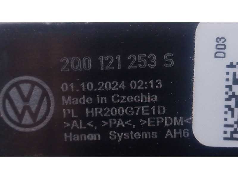 Recambio de radiador agua para skoda kamiq (nw4) 1.0 tsi referencia OEM IAM   