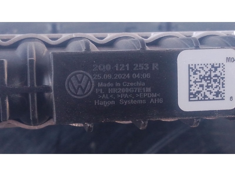 Recambio de radiador agua para skoda kamiq (nw4) 1.0 tsi referencia OEM IAM   