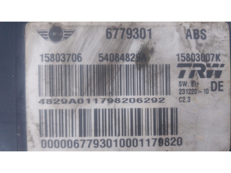 Recambio de abs para mini mini (r56) cooper referencia OEM IAM   