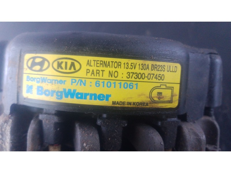 Recambio de alternador para kia ceed (cd) 1.0 t-gdi referencia OEM IAM   