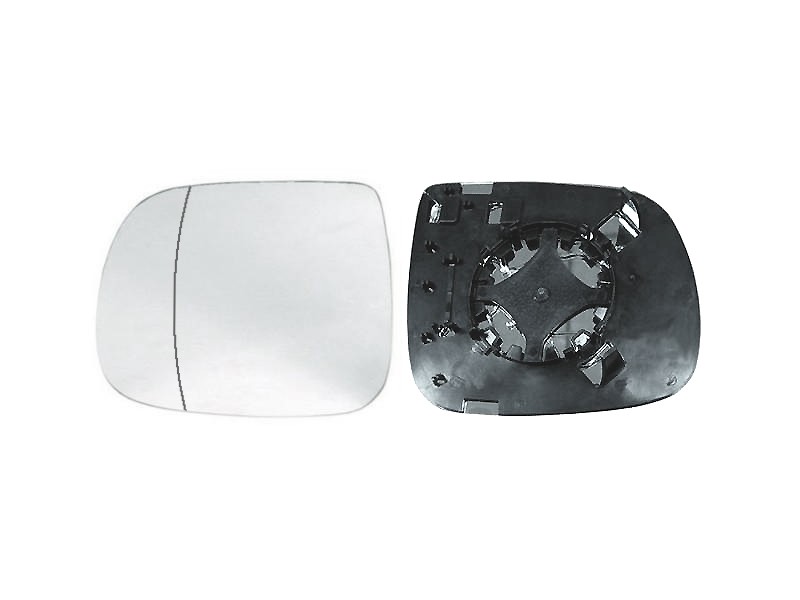 Recambio de cristal retrovisor izquierdo para audi q5 (8r) referencia OEM IAM 31024891 1050230016 8433066166939 T2-4-A2-4 NUEVO