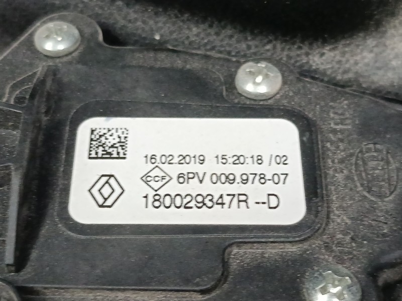 Recambio de pedal acelerador para renault captur i (j5_, h5_) 1.5 dci 90 referencia OEM IAM 180029347R  