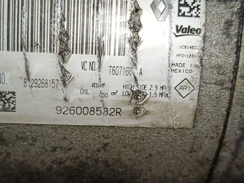 Recambio de compresor aire acondicionado para renault captur i (j5_, h5_) 1.5 dci 90 referencia OEM IAM   