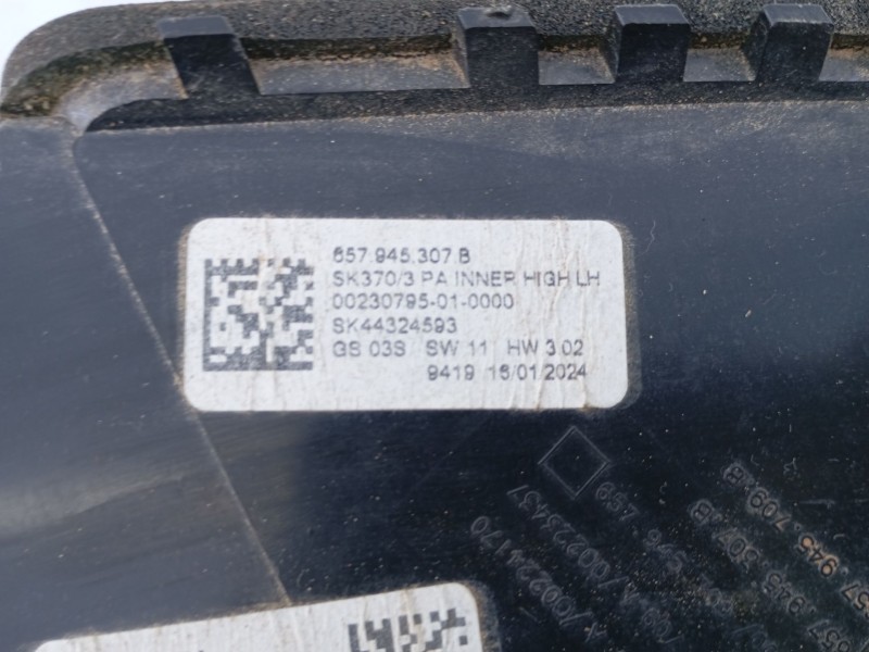 Recambio de piloto trasero izquierdo porton para skoda scala (nw1) 1.0 tsi referencia OEM IAM 657945307B  
