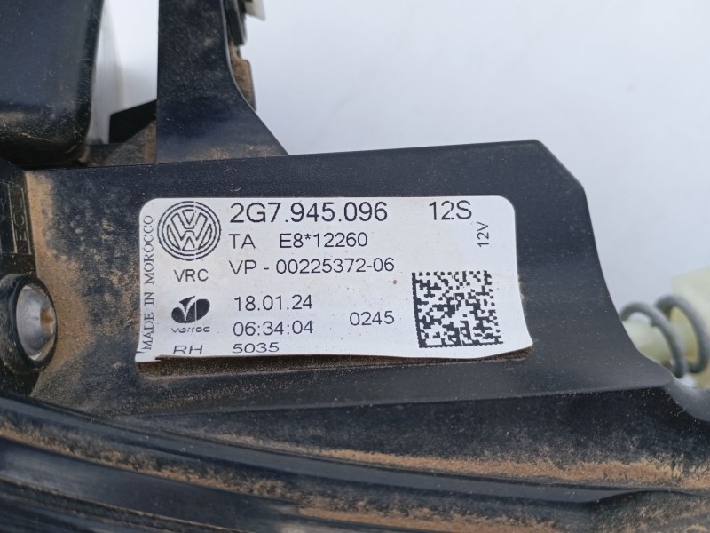 Recambio de piloto trasero derecho para volkswagen taigo (cs1) 1.0 tsi referencia OEM IAM 2G7945096  