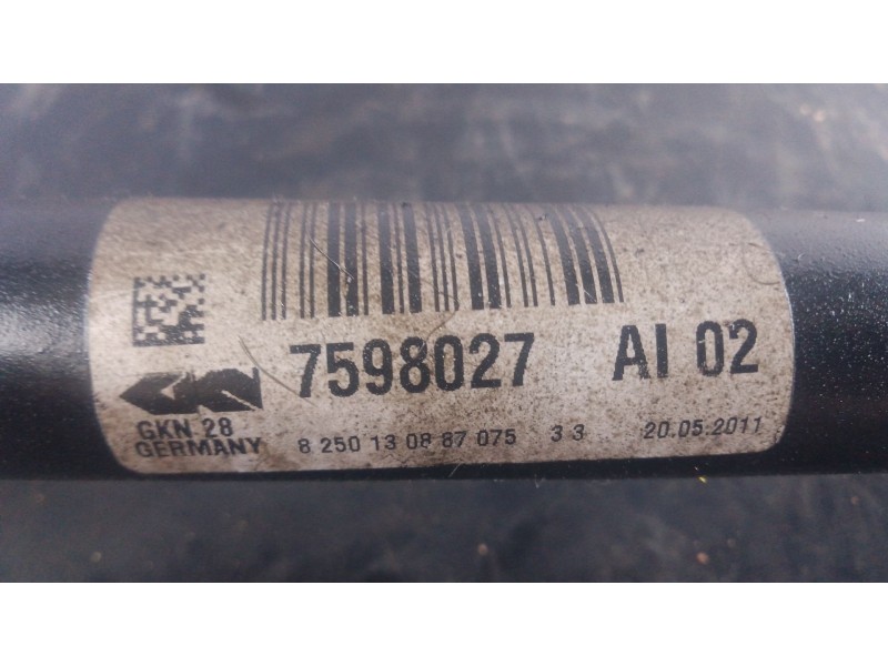 Recambio de transmision delantera izquierda para bmw x3 (f25) xdrive 20 d referencia OEM IAM 7598027  
