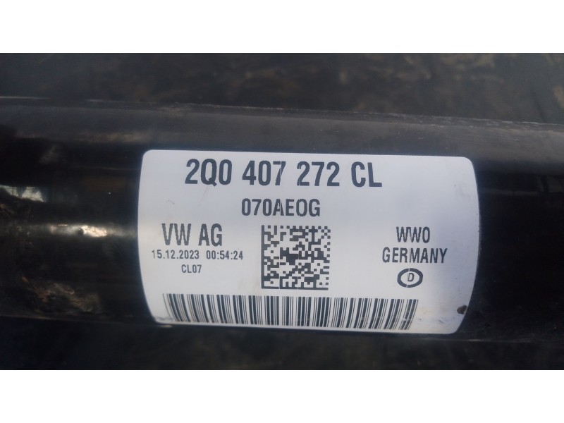 Recambio de transmision delantera derecha para volkswagen t-cross (c11, d31) 1.0 tsi referencia OEM IAM 2Q0407272CL  P1-B7-18