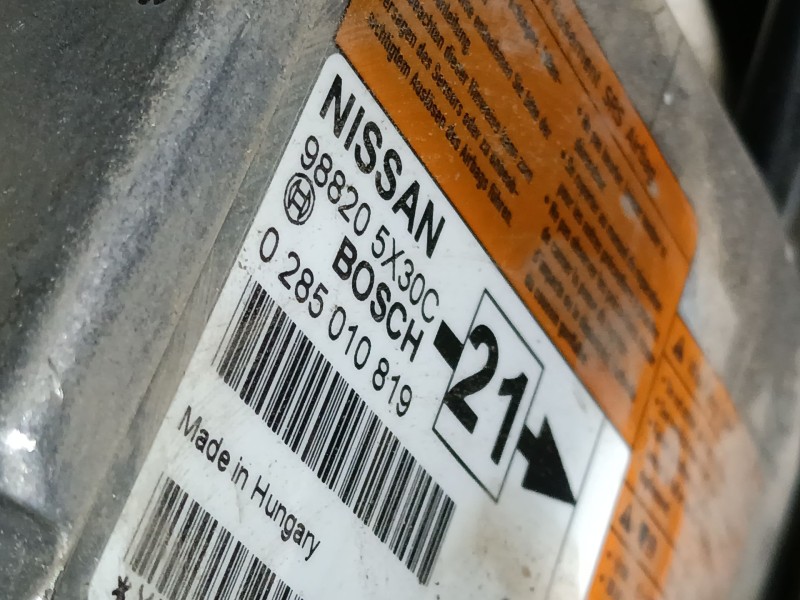 Recambio de centralita airbag para nissan pathfinder iii (r51) 2.5 dci 4wd referencia OEM IAM   