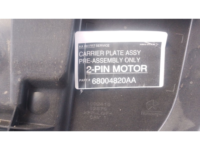 Recambio de elevalunas delantero derecho para dodge nitro 2.8 crd 4wd referencia OEM IAM   