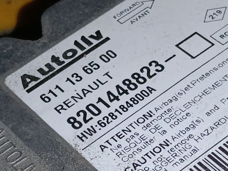 Recambio de centralita airbag para renault master iii caja/chasis (ev, hv, uv) 2.3 dci 125 rwd (hv0c, hv0d, uv0c, uv0d, uv0h, uv