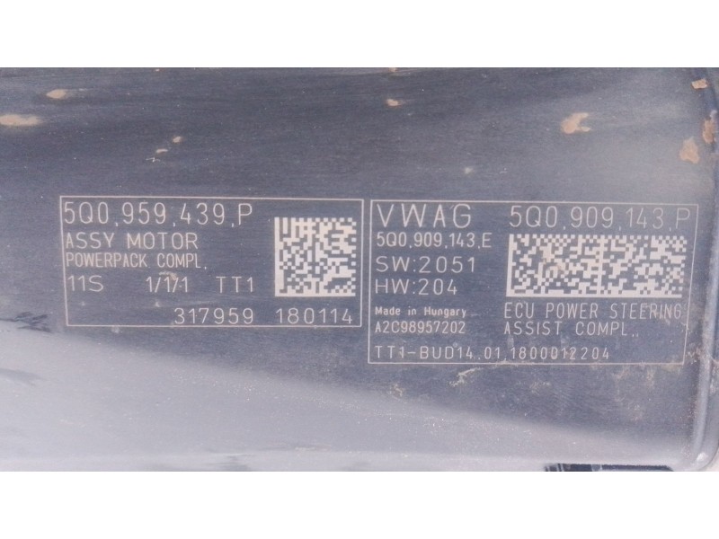 Recambio de cremallera direccion para volkswagen tiguan (ad1, ax1) 2.0 tdi referencia OEM IAM   