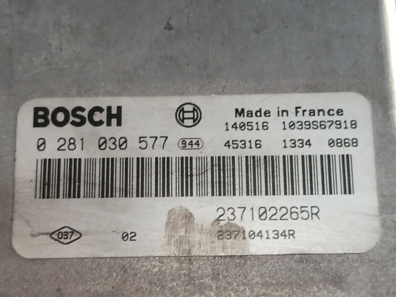Recambio de centralita motor uce para renault master iii caja/chasis (ev, hv, uv) 2.3 dci 125 rwd (hv0c, hv0d, uv0c, uv0d, uv0h,