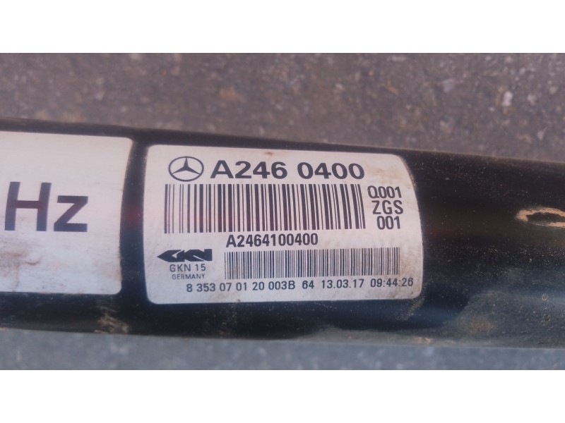 Recambio de transmision central para mercedes-benz clase gla (x156) gla 220 d 4-matic (156.905) referencia OEM IAM   