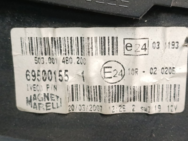 Recambio de cuadro instrumentos para iveco daily iv caja/chasis 35c12, 35s12 referencia OEM IAM 69500155  