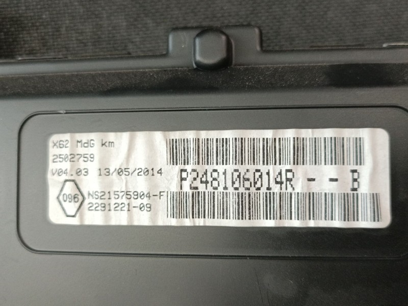 Recambio de cuadro instrumentos para renault master iii caja/chasis (ev, hv, uv) 2.3 dci 125 fwd (ev0c, ev0d, ev0j, hv0c, hv0d, 