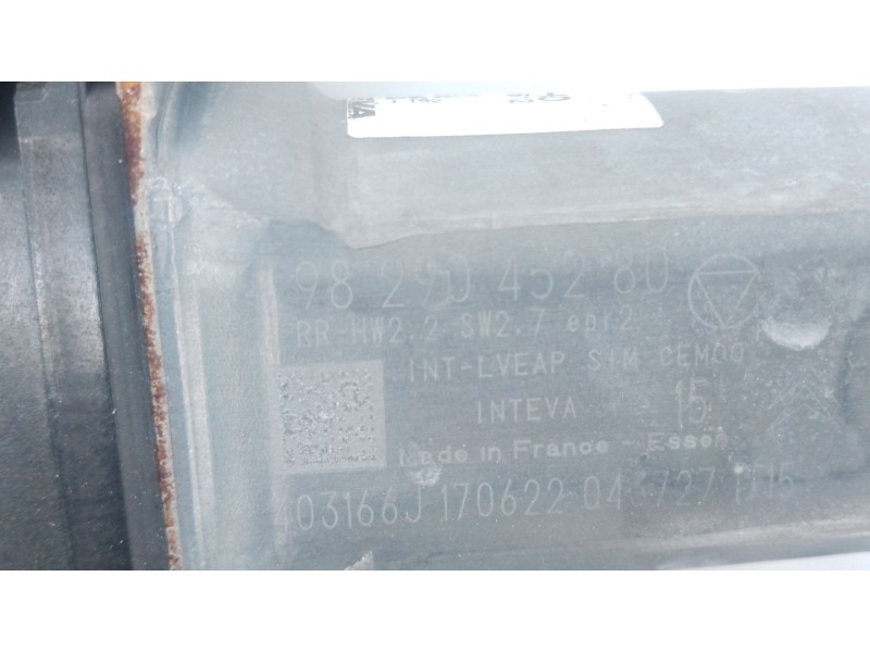 Recambio de elevalunas trasero derecho para peugeot 208 ii (ub_, up_, uw_, uj_) 1.2 puretech 100 referencia OEM IAM   