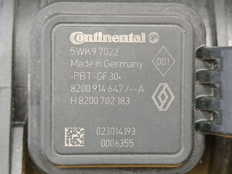 Recambio de caudalimetro para renault master iii caja/chasis (ev, hv, uv) 2.3 dci 125 fwd (ev0c, ev0d, ev0j, hv0c, hv0d, hv0h,..
