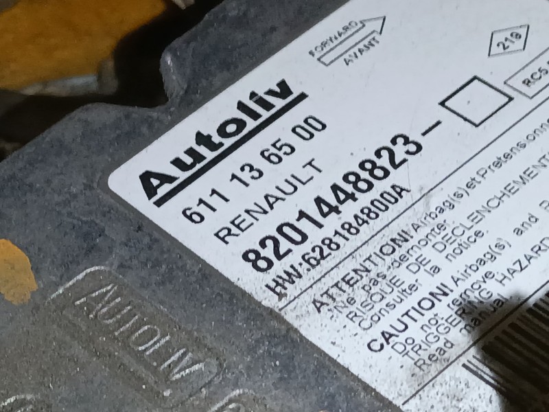 Recambio de centralita airbag para renault master iii caja/chasis (ev, hv, uv) 2.3 dci 125 fwd (ev0c, ev0d, ev0j, hv0c, hv0d, hv