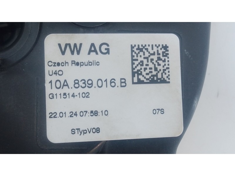 Recambio de cerradura puerta trasera derecha para skoda scala (nw1) 1.0 tsi referencia OEM IAM   