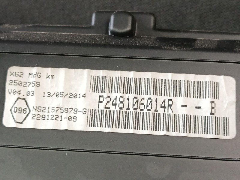 Recambio de cuadro instrumentos para renault master iii caja/chasis (ev, hv, uv) 2.3 dci 125 fwd (ev0c, ev0d, ev0j, hv0c, hv0d, 
