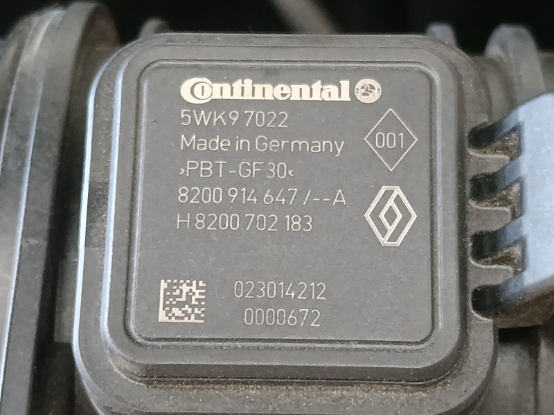 Recambio de caudalimetro para renault master iii caja/chasis (ev, hv, uv) 2.3 dci 125 fwd (ev0c, ev0d, ev0j, hv0c, hv0d, hv0h,..